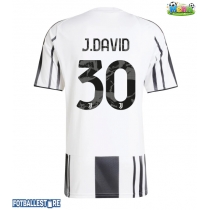 Juventus Jonathan David #30 Hjemmedrakt 2025-26 Kortermet